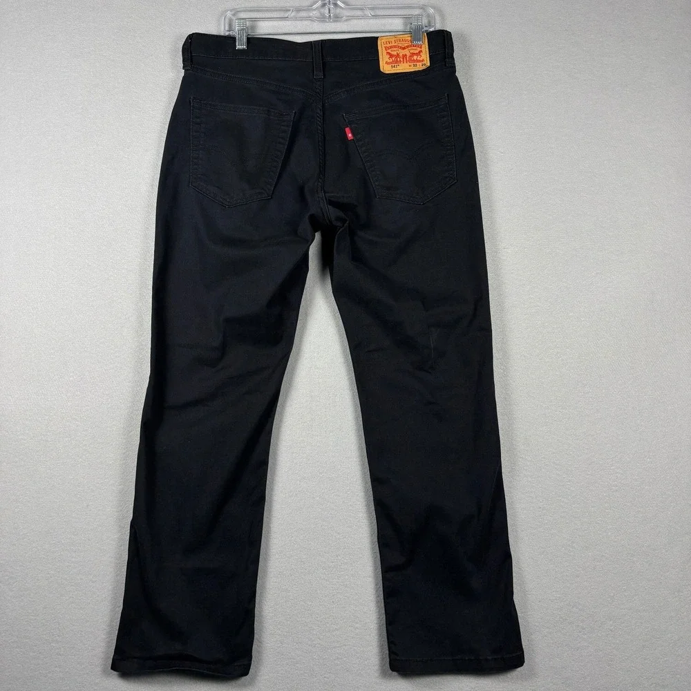 Levis 541 Athletic Taper All Seasons Tech Pants 32x29 Black 18181-0529